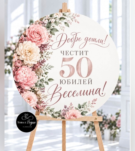 Табло за Юбилей/ Рожден ден 