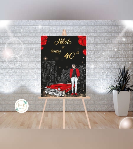 Табела за рожден ден момче