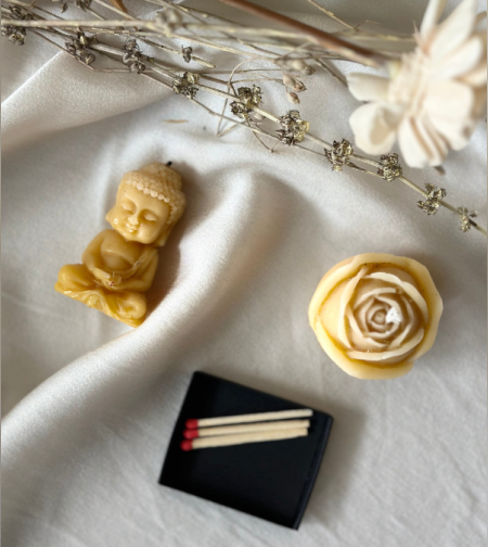 Натурални восъчни свещи (малки)