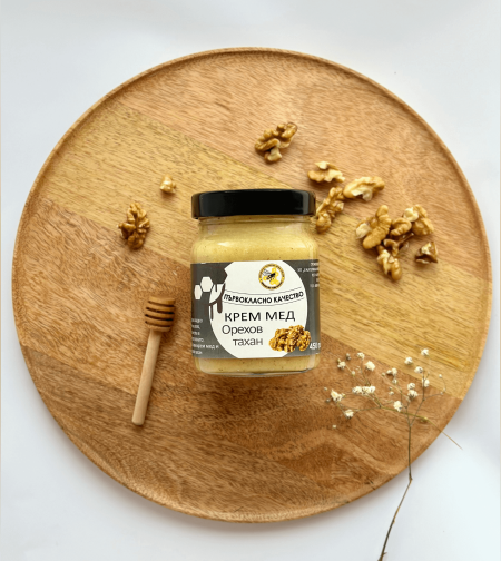Крем мед орехов тахан
