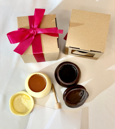 Бурканче от белгийски шоколад с натурален мед