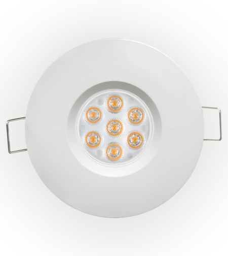 LED луна за вграждане насочена неутрална , бяла  220V-240V AC 45° 6.5W 4200K SMD 2835