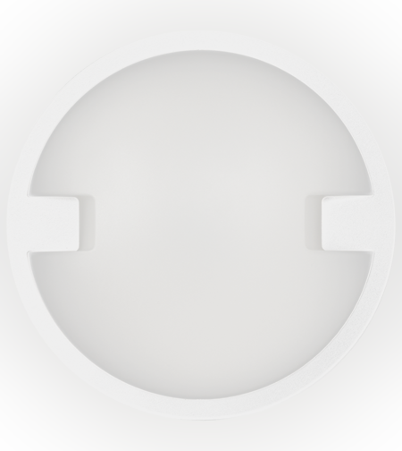 LED IP65 12W  плафониера бяла Кръг