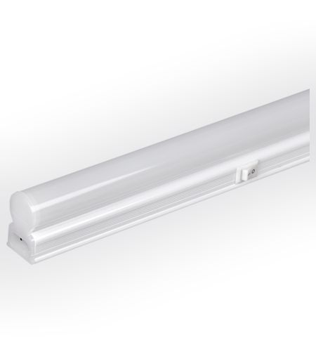 LED осв.тяло термопластик студена T5  220V 270° 10W 6000K SMD 2835