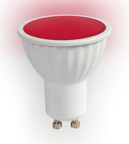 LED луничка Gu10 220V-240V AC 120° 5W Red SMD 2835