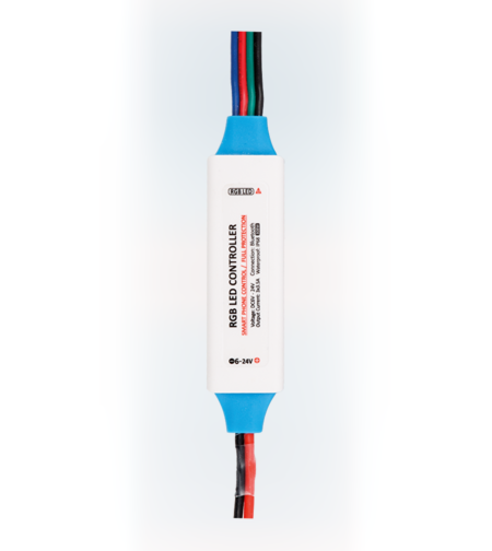 Професионален Bluetooth контролер за RGB LED осветление  6-24V DC  126W (12V)