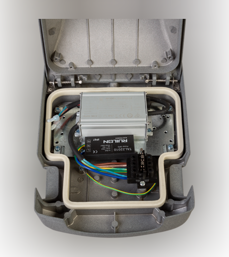LED улично тяло със соларен контролер IP66  12-24V DC 150°x90° 40W 4200K SMD 3030