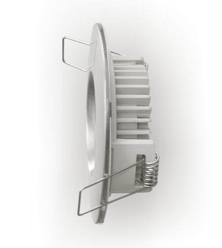 LED луна за вграждане неутрална , сатиниран никел  220V-240V AC 120° 6.5W 4200K SMD 2835