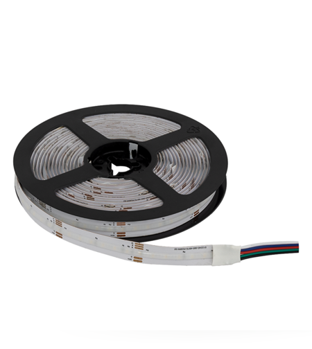 Професионална LED 5м  24V DC 120° 15.8W/m RGB+4000K COB