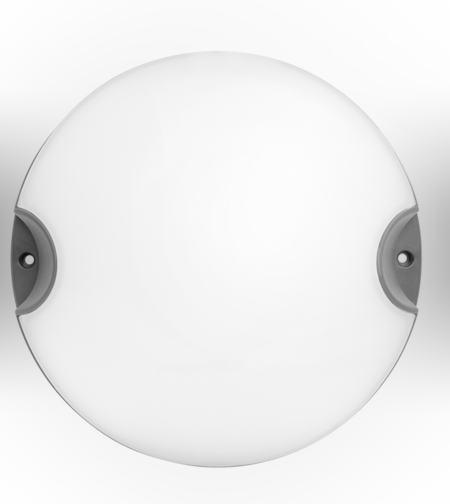 LED IP54 11W  плафониера сив Кръг
