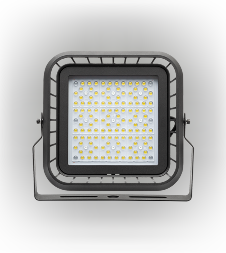 Професионален LED прожектор димиращ 1-10V DC IP66  220V-240V AC 85°/150° 100W 5000K SMD 3030
