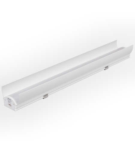LED линейно осв.тяло с рефлектор неутрална  180-265V 100° 18W 5000K SMD 2835