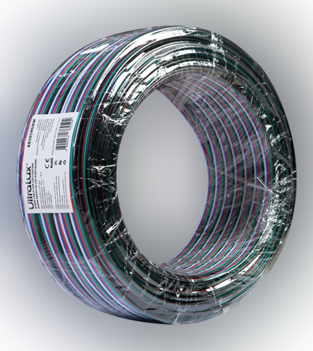 Кабел RGBW 5x0.5mm2 50м
