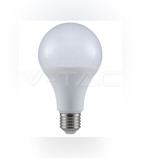 LED Крушка 20W E27 A65 Термо Пластик 6400K