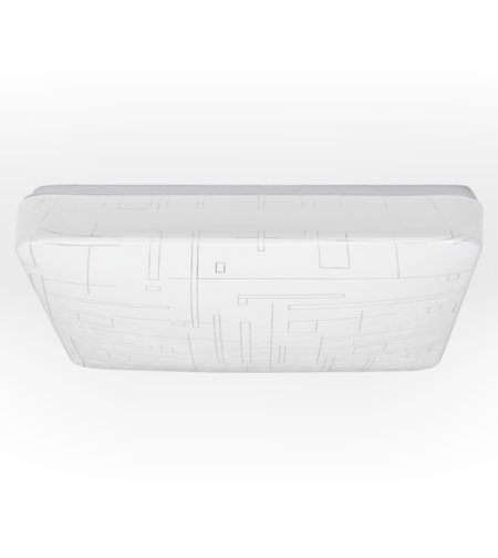 LED 18W 4200K квадрат декоративна  плафониера бяла