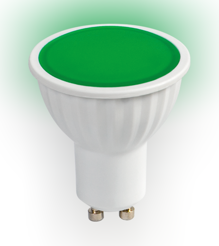LED луничка Gu10 220V-240V AC 120° 5W Green SMD 2835