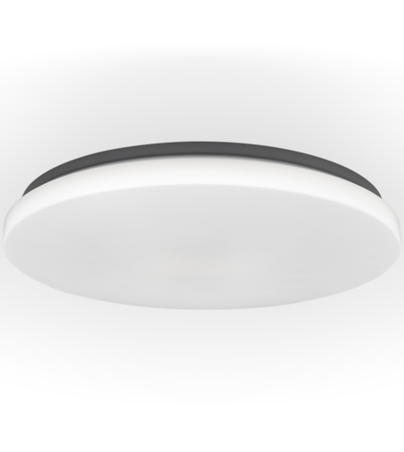 LED слим кръг неутрална 24W  плафониера бяла