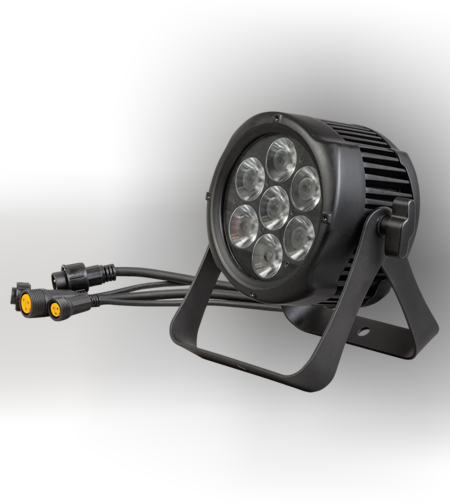 LED DMX прожектор IP65  220V-240V AC 10° 80W RGBW CREE
