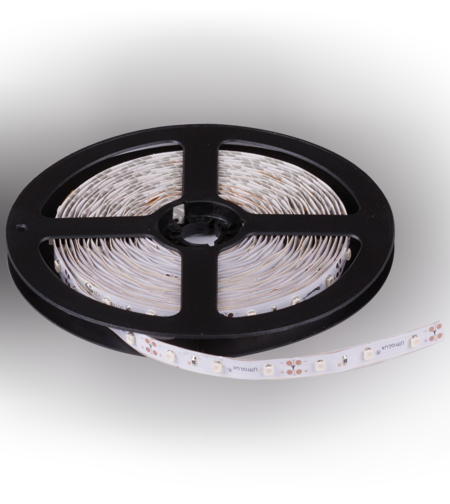 LED лента зелена 5м  12V DC 120° 4.8W/m Green SMD 2835