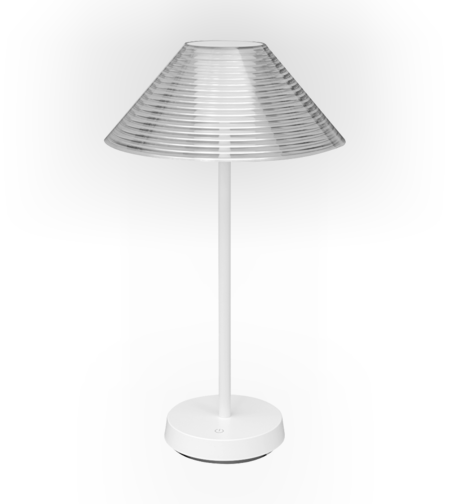 LED димираща презареждаема лампа 1.5W Li-Ion 3.7V 2000 mAh  настолно бяла