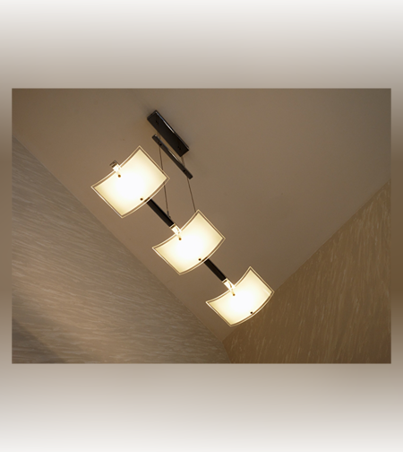 LED осв. тяло 3x5W, 2700K, IP20  висящо хром