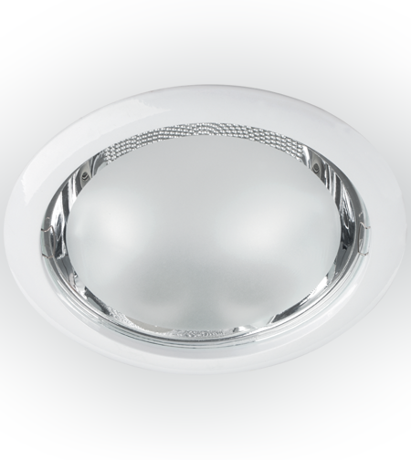 Луна за вграждане 230mm E27 стационарна бяла