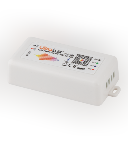 Bluetooth аудио контролер за дигитално RGB LED осветление  5-24V DC  960 пиксела