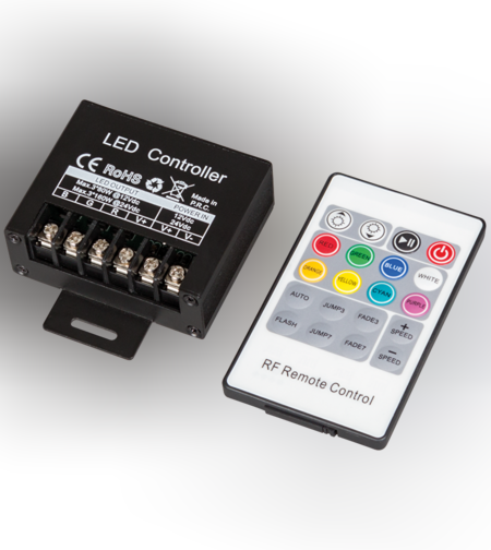 RF контролер за RGB LED осветление, 20А  12-24V DC  240W(12V)
