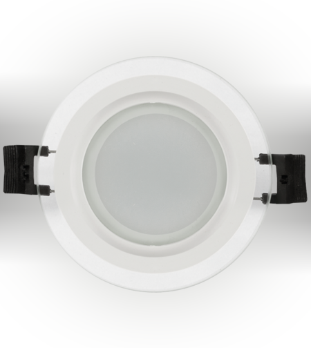 LED стъклен панел кръг IP44  220V-240V AC 120° 6W 4200K SMD 2835