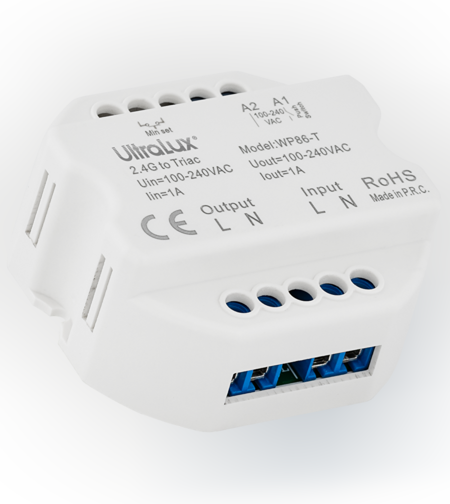 2.4G RF TRIAC димер, 1А  220V-240V AC  220W