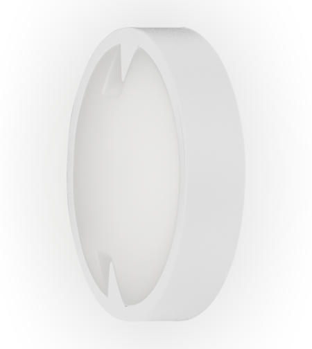 LED IP65 18W  плафониера бяла Кръг