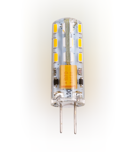 LED лампа G4 12V DC 360° 1W 3000K SMD 3014