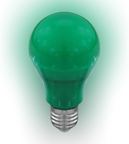 LED крушка зелена E27 220V-240V AC 200° 6W Green SMD 2835