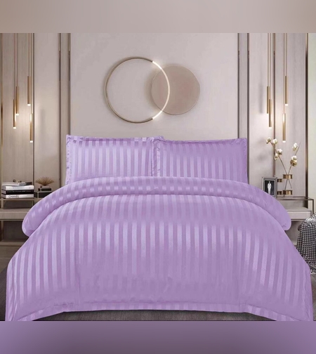 Спално бельо 4 части Лилав Сатен