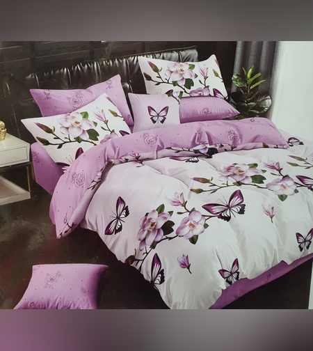 СПАЛНО БЕЛЬО 6 ЧАСТИ С ЛАСТИК  100% Фин Памук