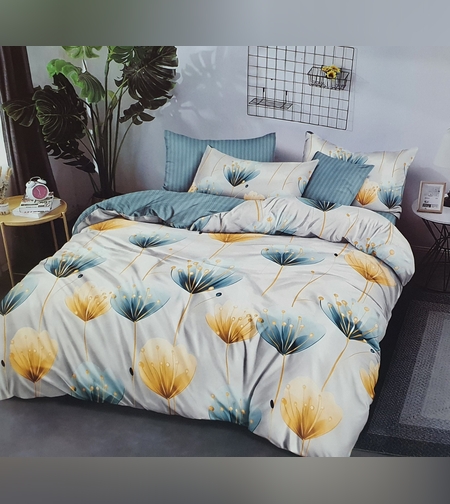 Спално бельо 6 части от 100% Фин Памук Елеганс