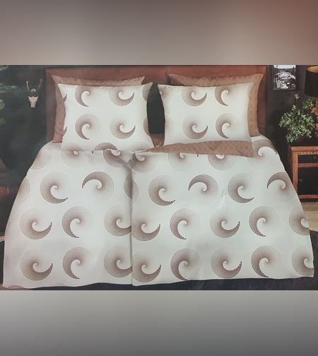 Спално бельо 5 части от 100% Фин Памук Лунички