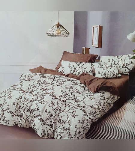 СПАЛНО БЕЛЬО 6 ЧАСТИ С ЛАСТИК  100% Фин Памук