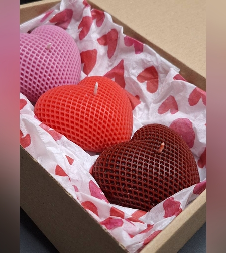 свещи Сърце