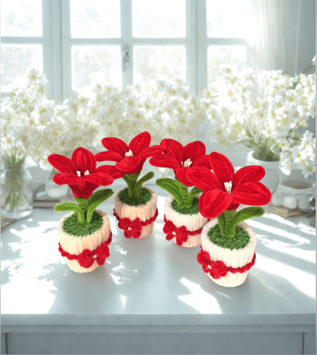 Мини лилия- Red