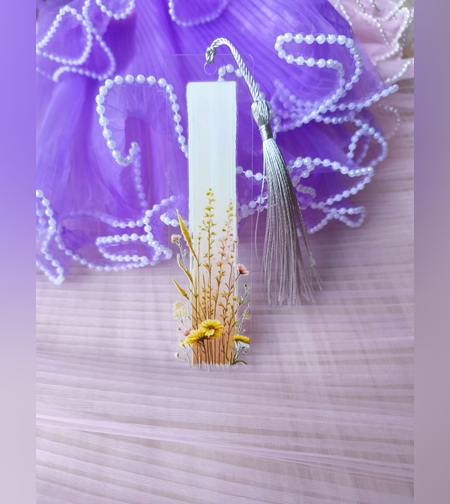 Акрилен книгоразделител -Wildflower 010