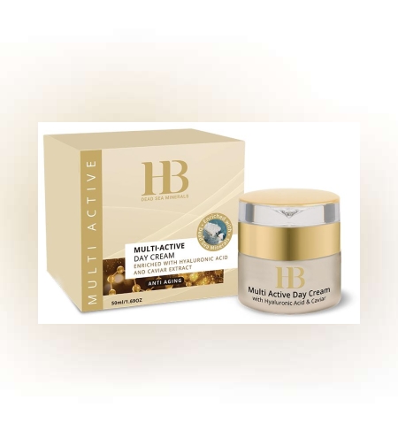 Мултиактивен дневен крем с хиалуронова киселина и екстракт от хайвер