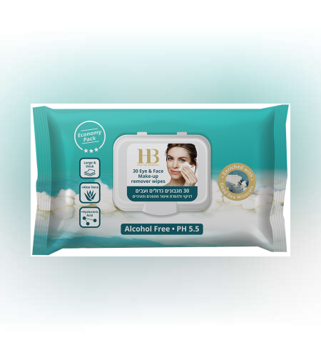 30 големи и плътни кърпички за премахване на грим, за почистване на кожата на лицето и зоната около очите