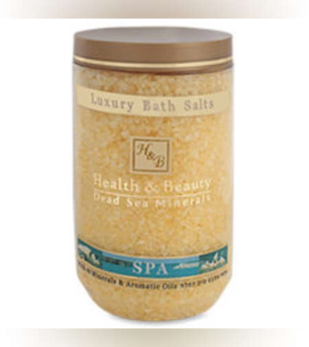 Натурална сол за вана от Мъртво море и органични масла от ванилия