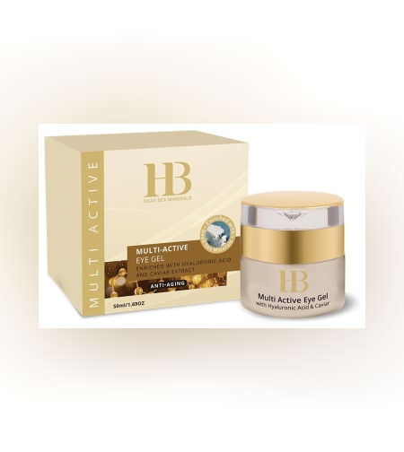 Мулти активен околоочен гел, обогатен с хиалуронова киселина и екстракт от хайвер