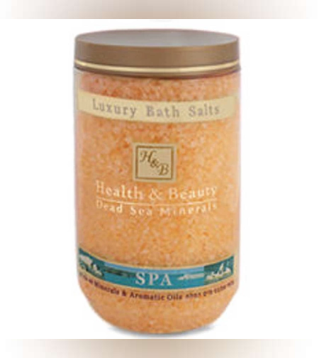 Натурална сол за вана от Мъртво море и органични масла от жасмин