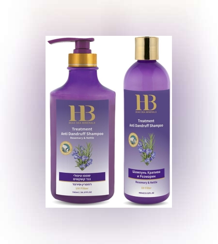 Шампоан с розмарин и коприва за коса против пърхот