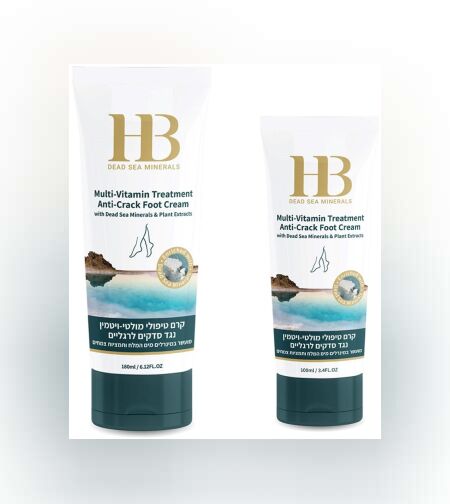 Мултивитаминен крем за крака против напукване