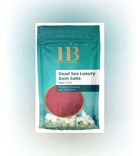 Луксозна розова сол за баня – роза