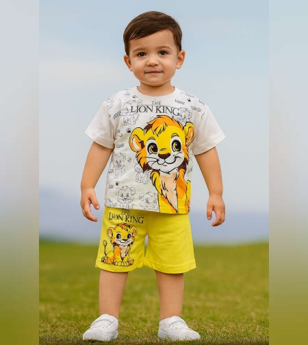 Детски летен комплект с лъвче